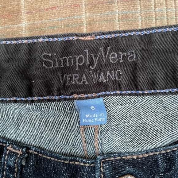 Simply Vera Vera Wang Straight Leg Jeans - Picture 5 of 6
